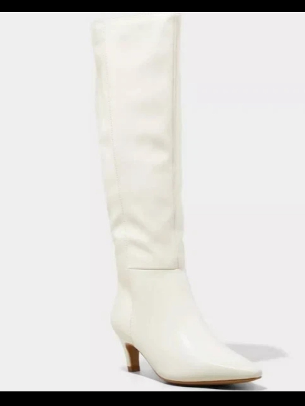 Universal Thread KENDRA BOOTS Ivory Over-the-Knee Pointed Toe Boots